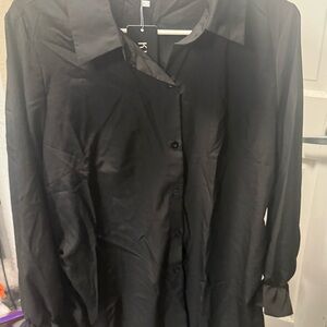 Elegant Black Midi Dress